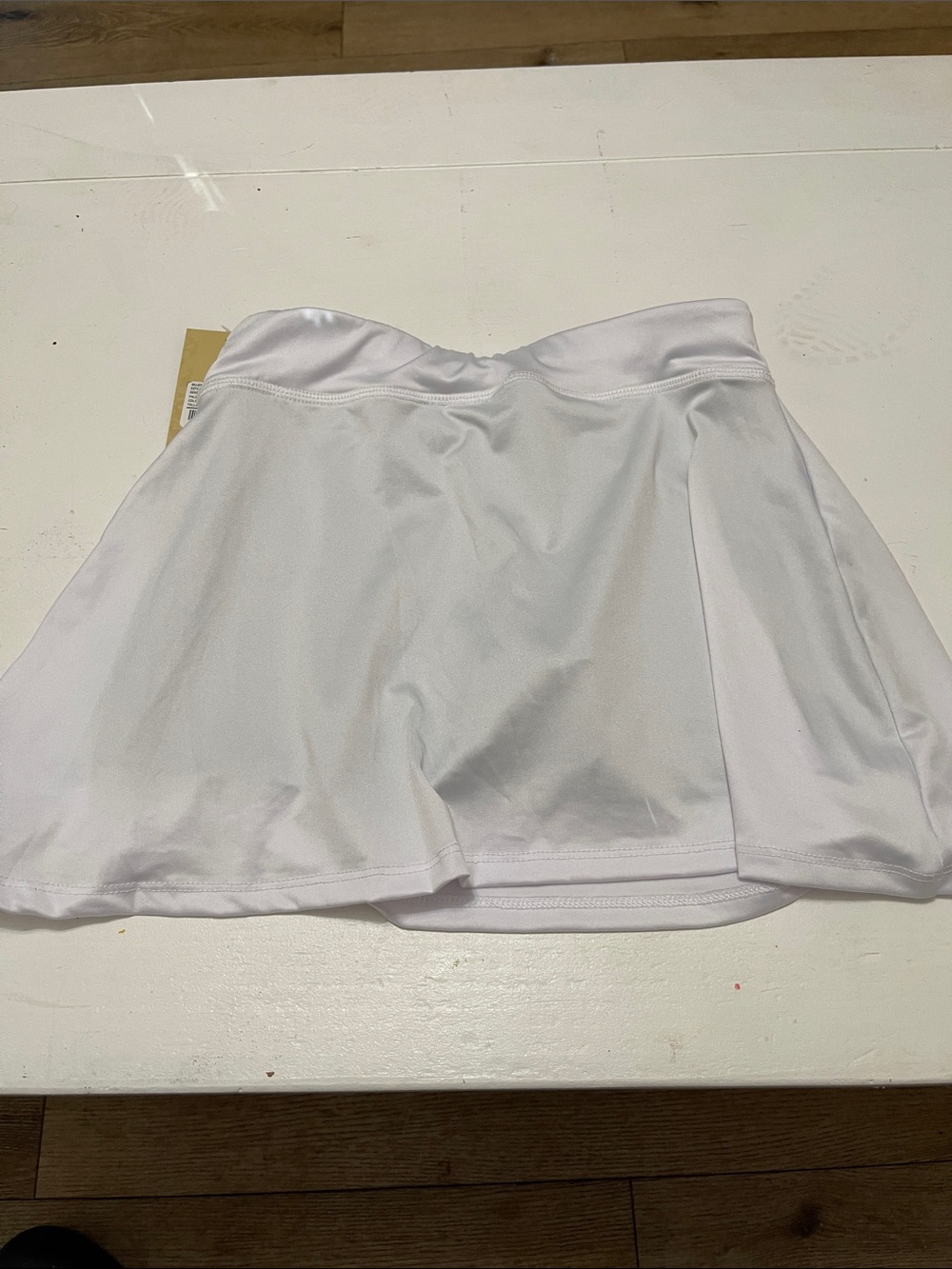 Marathon FPT Falda Short 2025 Athletic Shorts in White & Black Small NWT